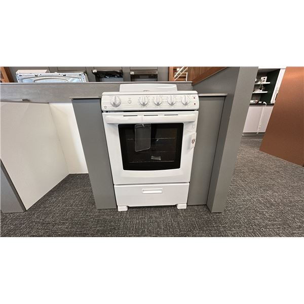GE 24" FREE STANDING COIL RANGE. 2.9 CU FT, 6150W MODEL JCAS300DMWW