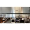 Image 3 : AEG PERFEKT GLASS-24, 24 CHIM WALL MT 500 CFM STAINLESS STEEL, LED, 3 SPEED, BAFFLE
