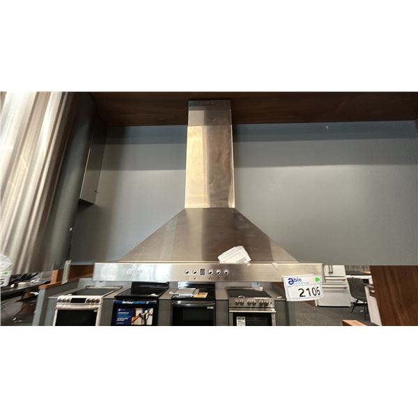 550 CFM CANOPY HOOD, BAFFLE FILTER BY CYCLONE MODEL SCB519SS24