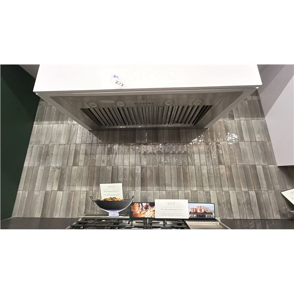 GE 48" 1200 CFM HOOD FAN. BUILT IN.  LIGHTING, WIFI. MODEL UVC9480SLSS