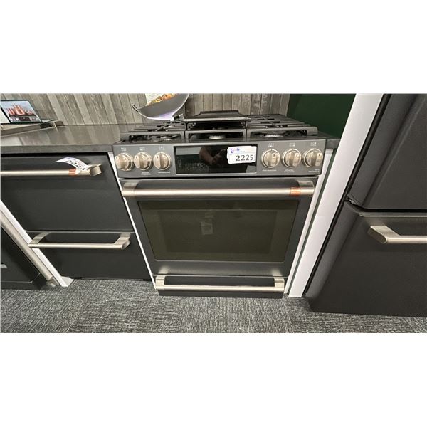 GE CAFE 30" 6 BURNER RANGE. WITH GRIDDLE. MODEL CC2S900P3MD1 RETAIL $4,500