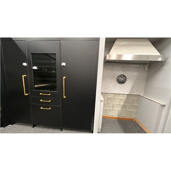 MONOGRAM 30" X 7' FULLY INTEGRATED COLUMN FRIDGE. MODEL ZIR30NPNII. RETAIL $15,500