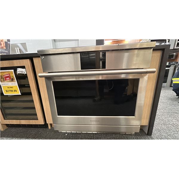 MONOGRAM 36" INDUCTION PROFESSIONAL RANGE WITH 5 E. MODEL ZHP365ETVSS. RETAIL $19,000
