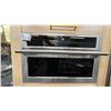 Image 1 : MONOGRAM STATEMENT 30" 5-IN-1 OVEN. 240V, 7 LCD, STE. MODEL ZSB9232NSS. RETAIL $7,200