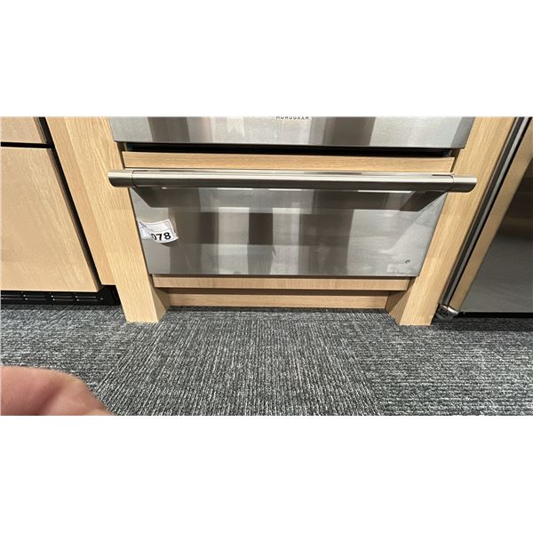 MONOGRAM STATEMENT 30" WARMING DRAWER. VARIABLE TEMP. MODEL ZTW900PSNSS RETAIL $3,900