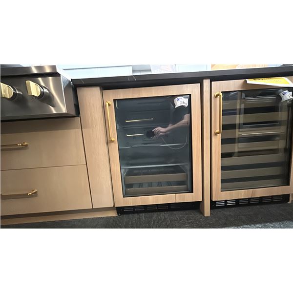 MONOGRAM CUSTOM BEVERAGE CENTER WITH ELECTRONIC CONTROLS. MODEL ZDB1240HII RETAIL $4,200