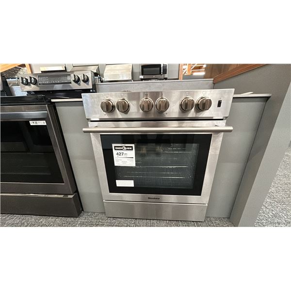 BLOMBERG 30" 5.7 CU FT FULL DEPTH SLIDE-IN INDUCTION RANGE MODEL BIR34452CSS