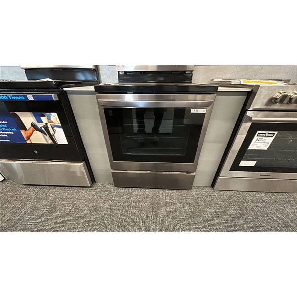 LG 6.3 CU FT INSTAVIEW, AIR FRY, THINQ, TRUE CONVECTION ELECTRIC RANGE. MODEL LREL6325D