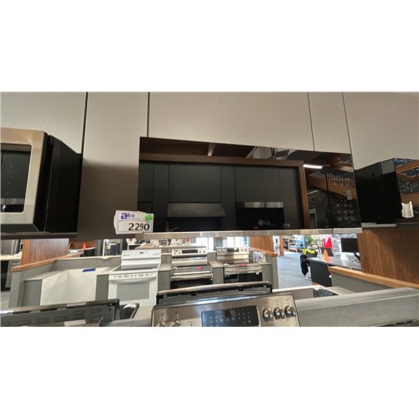 LG SLIM LINE OVER-THE-RANGE MICROWAVE. MODEL MVEF1323F