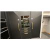Image 1 : MONOGRAM 30" X 80"H FULLY INTEGRATED WINE FRIDGE WITH FREEZER? DRAWERS. MODEL ZIW303NPPII