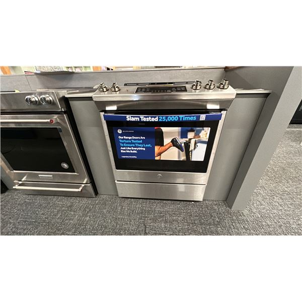 GE APPLIANCES 5.3 CU FT, TRUE EUROPEAN CONVECTION OVEN. MODEL JCS840SMSS