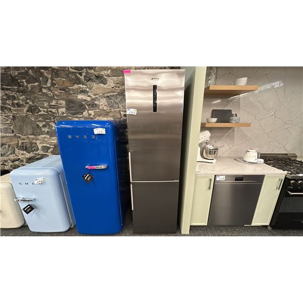 SMEG FREESTANDING UPRIGHT FRIDGE AND FREEZER. MODEL FC20UXDNE