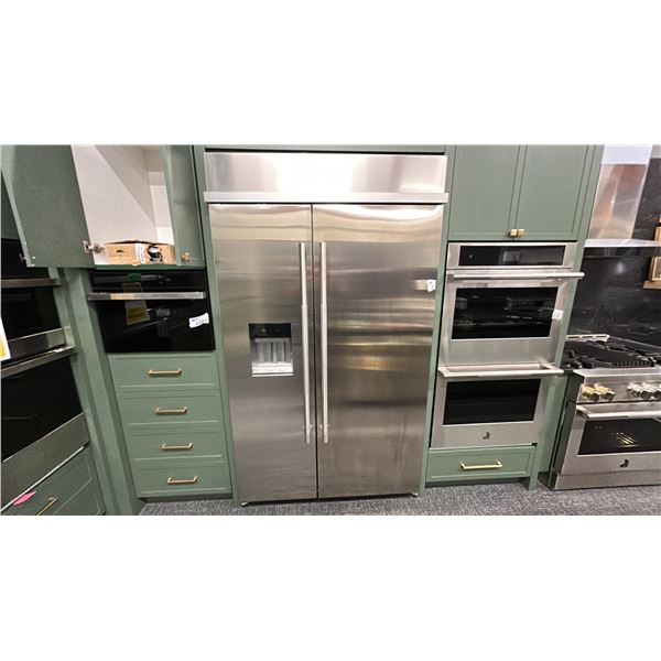 JENNAIR 48" X 83" OVERALL HEIGHT 29.4 CU FT SIDE X SIDE FRIDGE WITH ICE. MODEL JBSS48E22L RETAIL ...