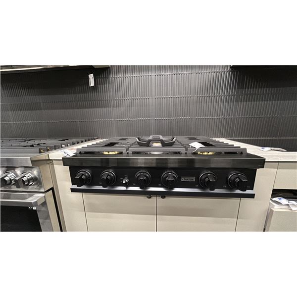 DACOR 36" FAS RANGE TOP 6 BURNERS GRAPHITE MODEL DTT36T960GM/DA RETAIL $5500