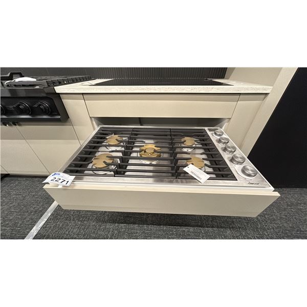 DACOR 36" GAS COOKTOP 5 BURNERS MODEL DTG36M955FS/DA RETAIL $3210
