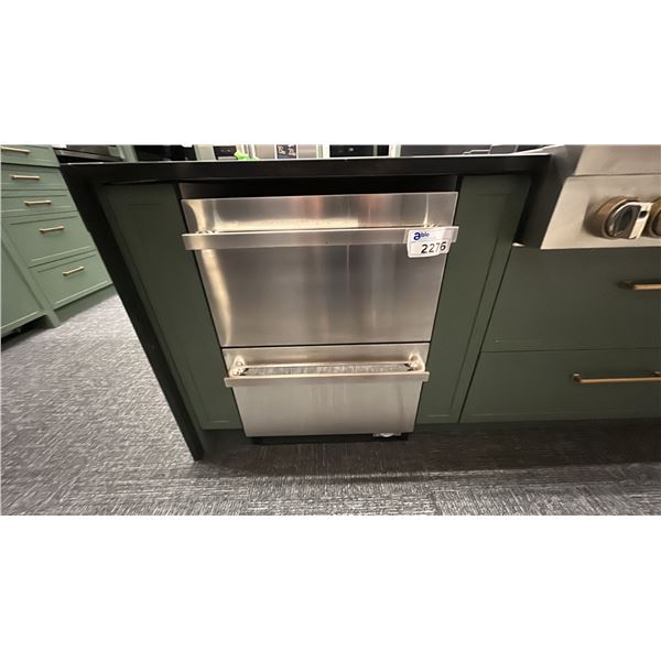 JENNAIR 24" FRIDGE AND FREEZER DRAWERS FULLY FLUSH INSET MODEL JUCFP242HM RETAIL $5,100 SN EKC260...