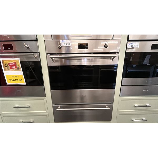SMEG CLASSIC 30" SELF CLEAN OVEN MODEL SOPU3302TPX RETAIL $4500