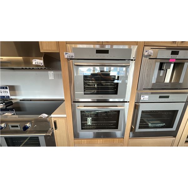THERMADOR 30" DOUBLE COMBI OVEN WITH STEAM CONVECTION MODEL MEDS302WS RETAIL $14,640