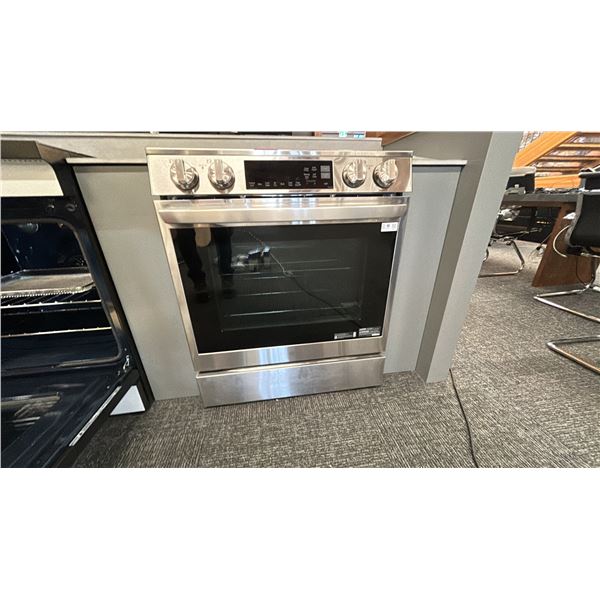 LG 30" INDUCTION SLIDE IN WITH PROBAKE AND AIR FRY MODEL LSIL6334F RETAIL $2800
