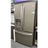 Image 1 : GE 22.1 CU FT COUNTER-DEPTH FRENCH DOOR REFRIGERATOR. 36"W X 70"H. MODEL GYE22GMNEX