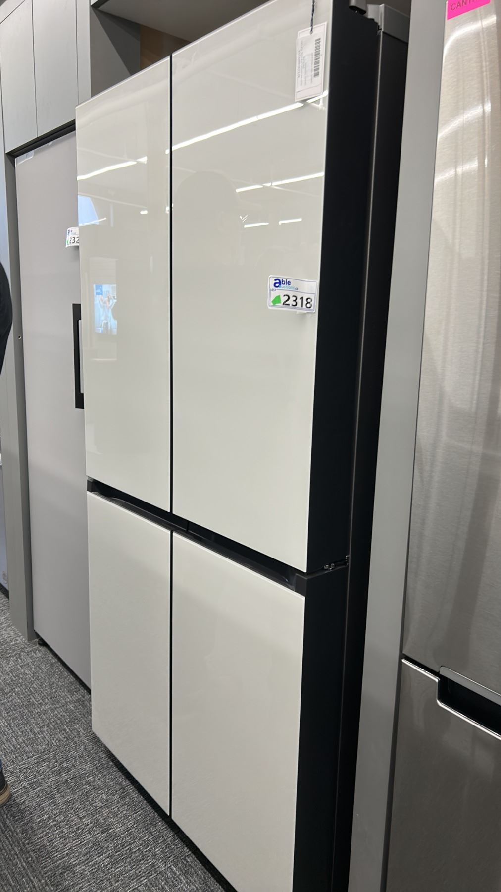 Model Code Rf323tedbww SAMSUNG BESPOKE 23 CU FT, 35.8W X 70.8H. MODEL RF23DB960012AA - Able ...