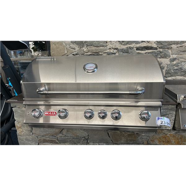 BULL BUILT IN STYLE 39"W 5 BURNER 38 BRAHMA 90,000 BTU'S BBQ WITH ROTISSERIE MODEL 57568