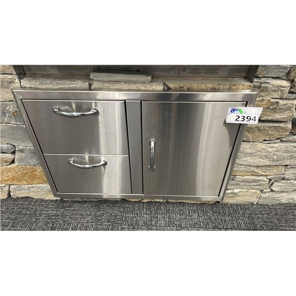 BLAZE 32" 2 DRAWER/DOOR COMBO STAINLESS STEEL BUILT IN TYPE MODEL BLZ-DDC-R