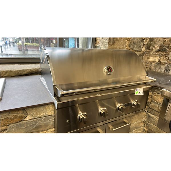 COYOTE STAINLESS STEEL GAS GRILL 36" MODEL C2C36NG NATURAL GAS BUILT IN TYPE