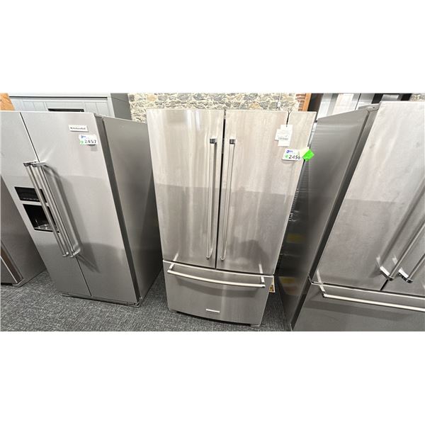 KITCHENAID 20 CU FT COUNTER-DEPTH EXTENDFRESH. MODEL KRFC300SS RETAIL $3,800 SERIAL KD0807160