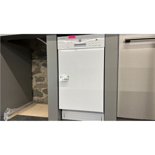 GE 18" WIDTH ELECTRONIC FRONT CONTROLS. MODEL GBF180SGMWW