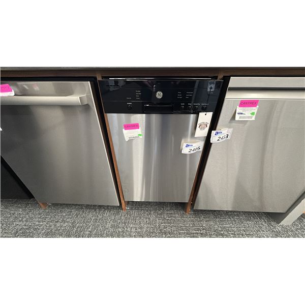 GE 18" WIDE ELECTRONIC FRONT CONTROL DISHWASHER. MODEL GBF180FSMSS