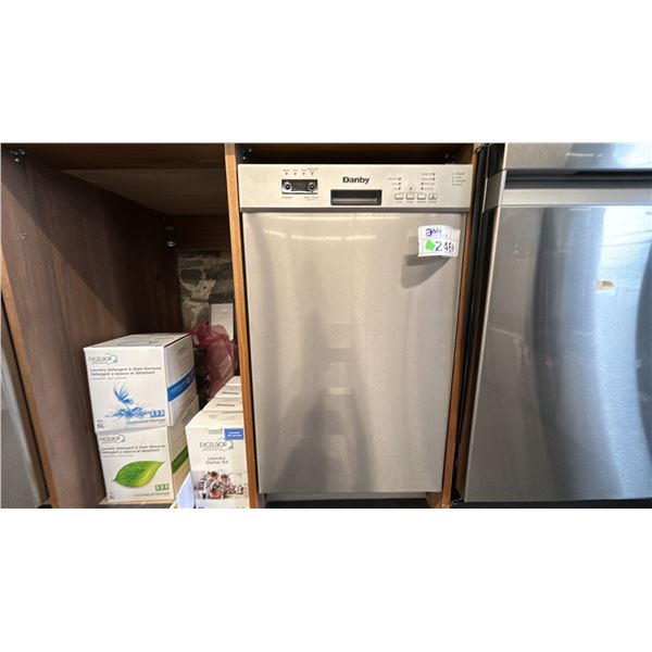 DANBY 18" ELECTRONIC DISHWASHER. MODEL DDW18C1ESS