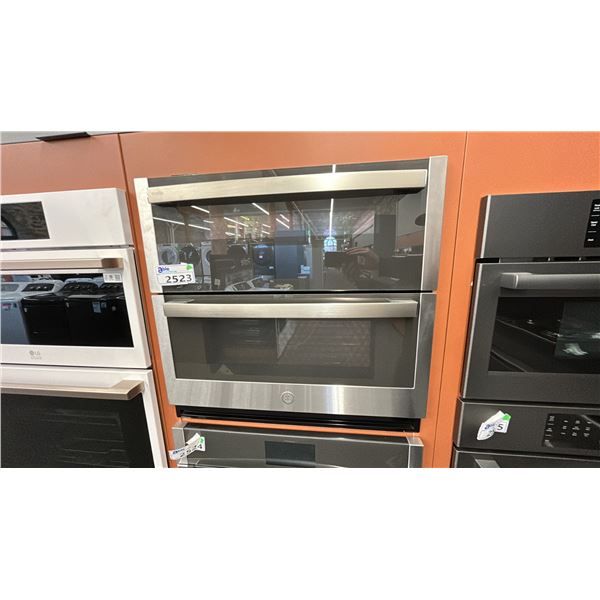 GE 30" SMART BUILT-IN TWIN FLEX CONVECTION OVEN. MODEL PTF9200SNSS