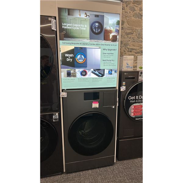 SAMSUNG ALL-IN-ONE COMBI WASHER/DRYER MODEL 44"H MODEL WD53DBA900HZA1 RETAIL $3900