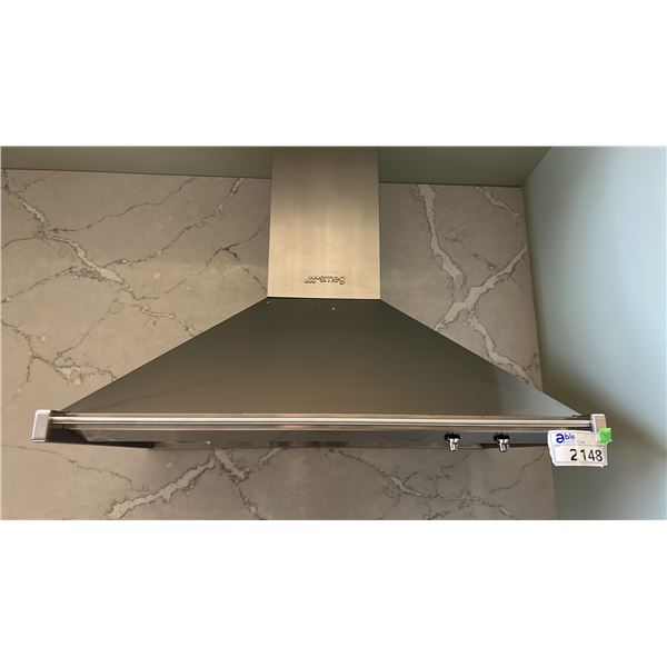 SMEG 36" CHIMNEY STYLE HOOD FAN MODEL KD90XU