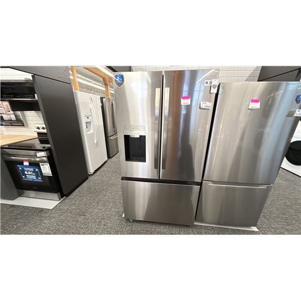 MIDEA 36"W X 70"H. 28.9 CU FT FRENCH DOOR EXT WATER & ICE DISPENSER. MODEL MRF29Z9BST