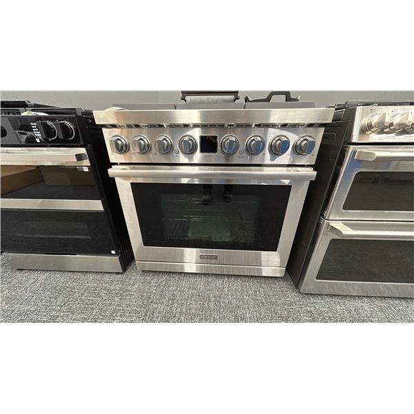 DACOR 36" DUAL FUEL 6 BURNER PRO RANGE MODEL DOP36T86DLS/DA RETAIL $12,000