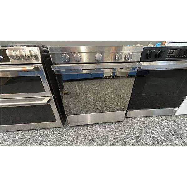 HAIER 30" ELECTRIC CONVECTION SLIDE IN STOVE-WIFI MODEL QCSS740RNS RETAIL $2250