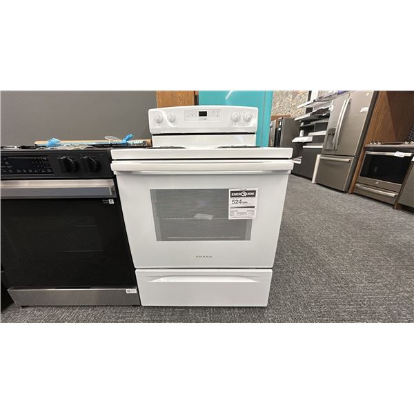 AMANA 30" ELECTRIC FREESTANDING RANGE MODEL YACR4303MFW SN RD2133099