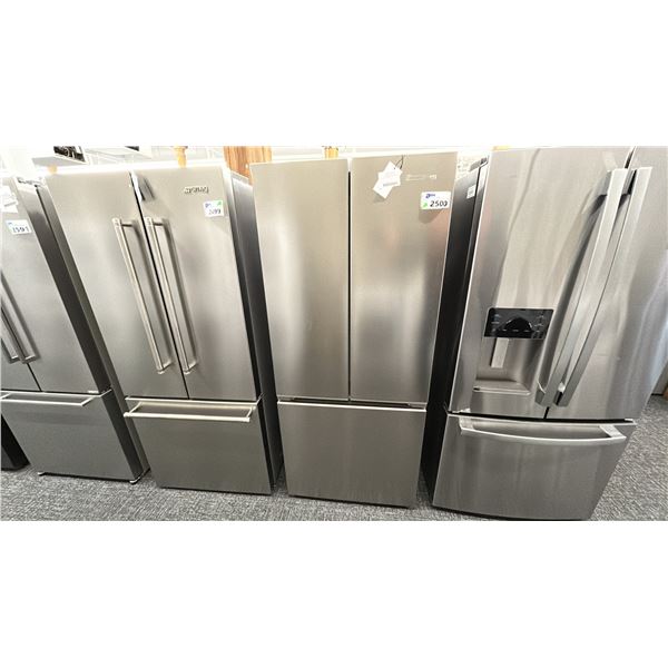 BLOMBERG 30"W X 70"H. 16.13 CU FT COUNTER DEPTH FRENCH DOOR. MODEL BRFD21612SS