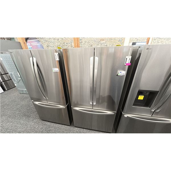 LG 36"W X 70"H. 27 CU FT. COUNTER-DEPTH FDBM FRIDGE/FREEZER. MODEL LRFLC2706S