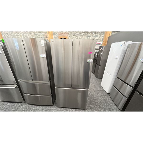 LG 33"W X 70"H. COUNTER DEPTH MAX 21 CU FT, FRENCH DOORS. MODEL LF21C6200F