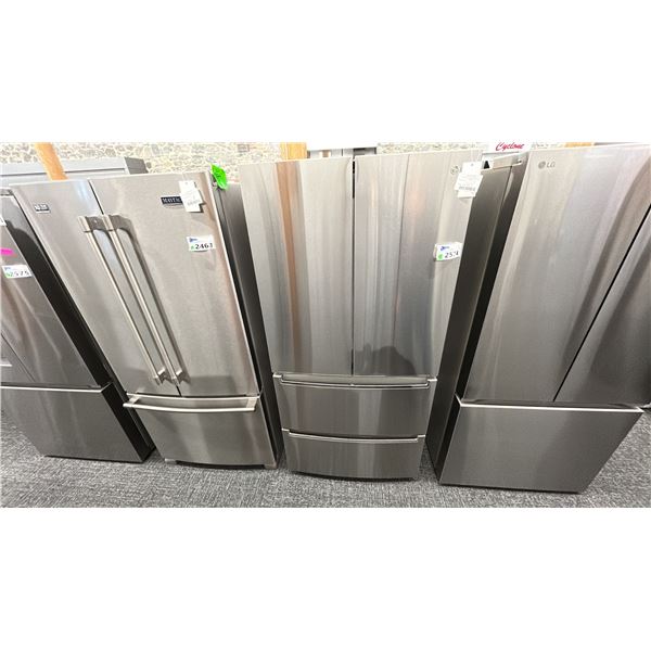 LG 33"W X 70"H. 18 CU FT. COUNTER DEPTH 4-DOOR FRENCH DOORS. MODEL LRMNC1803S