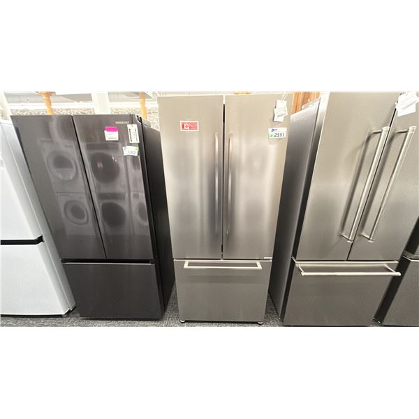 MARATHON 30"W X 70"H. 18 CU FT FRENCH DOOR BOTTOM MOUNT FROST. MODEL MFF180SSFD-1