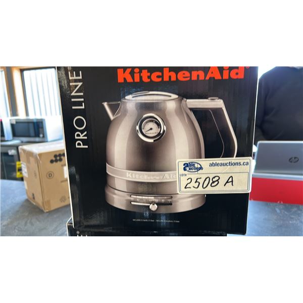 KITCHEN AID PRO LINE ELECTRIC KETTLE WITH VARIABLE TEMPERATURE CONTROL