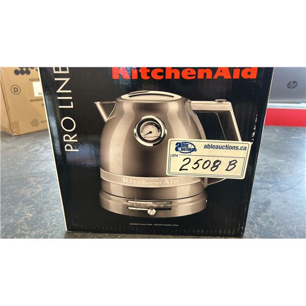 KITCHEN AID PRO LINE ELECTRIC KETTLE WITH VARIABLE TEMPERATURE CONTROL