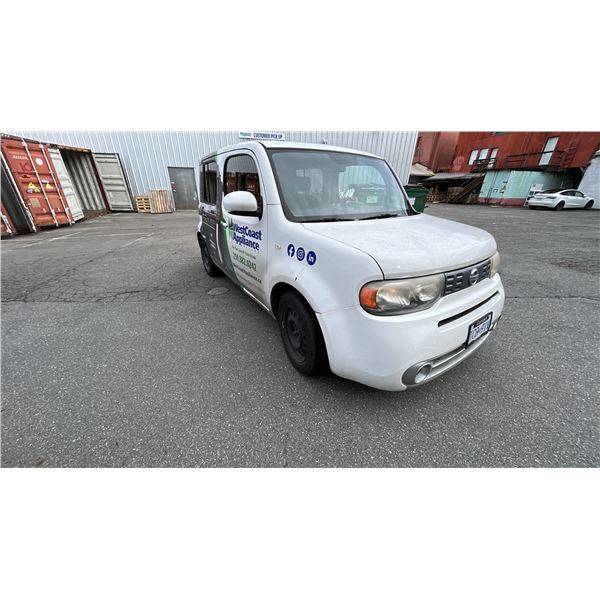 2009 NISSAN CUBE, 4DRSW, GREY, WRAPPED, VIN JN8AZ28R89T113056,