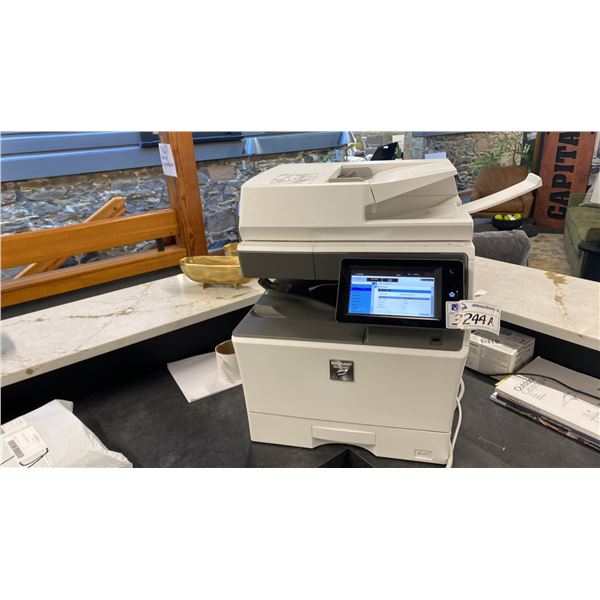 SHARP COLOUR PRINTER. MODEL MX-C304WH.  21,000 COPY COUNT