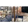 Image 3 : DECORREST LUXE ROOM DIVIDER, CHROME FRAME, TRI-FOLD, VINYL BACK, 5' X 6'3" HIGH