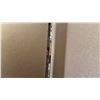 Image 4 : DECORREST LUXE ROOM DIVIDER, CHROME FRAME, TRI-FOLD, VINYL BACK, 5' X 6'3" HIGH